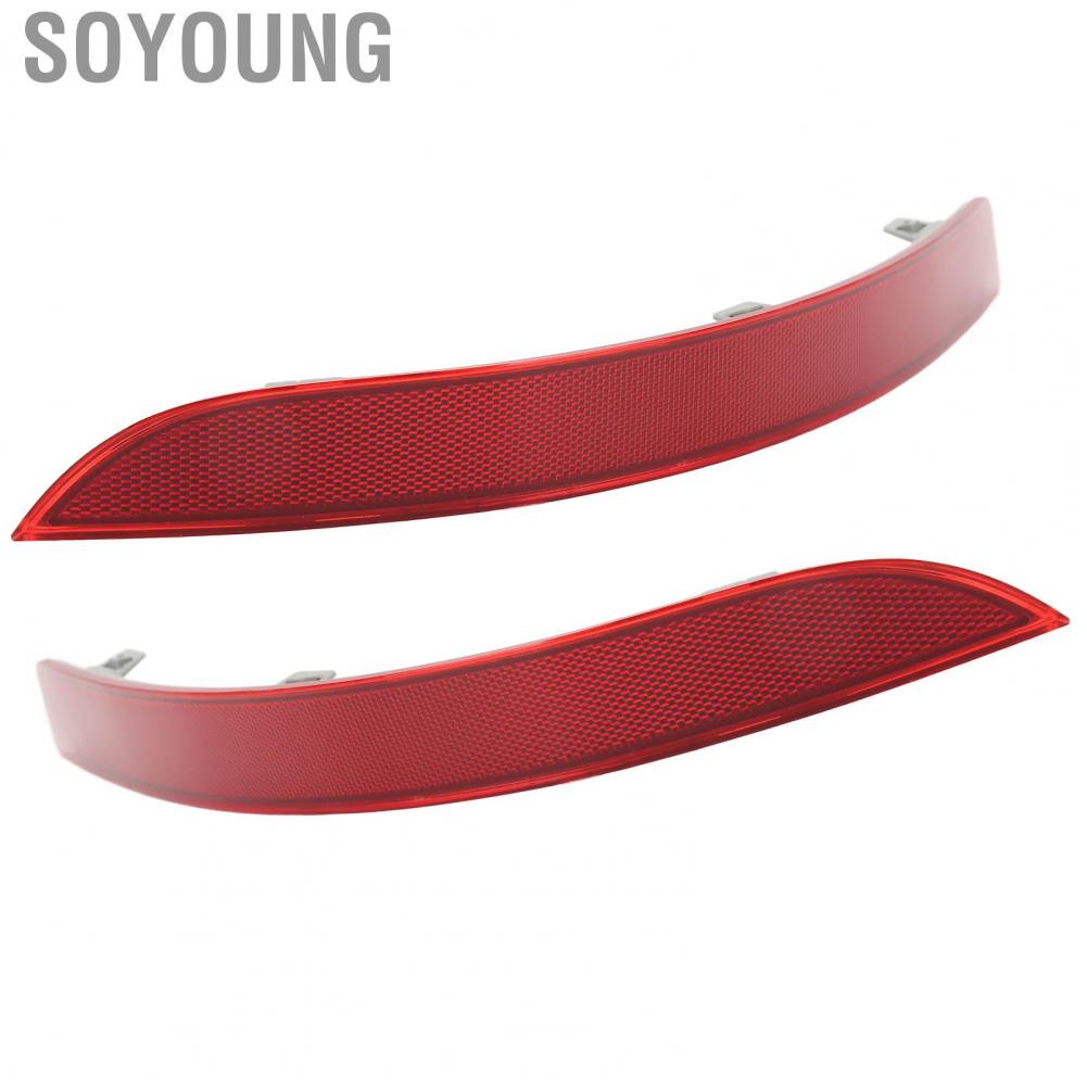 Soyoung Rear Bumper Reflector  Red Waterproof Night Perfect Match Warning for GL63 GL320 GL450 GL550