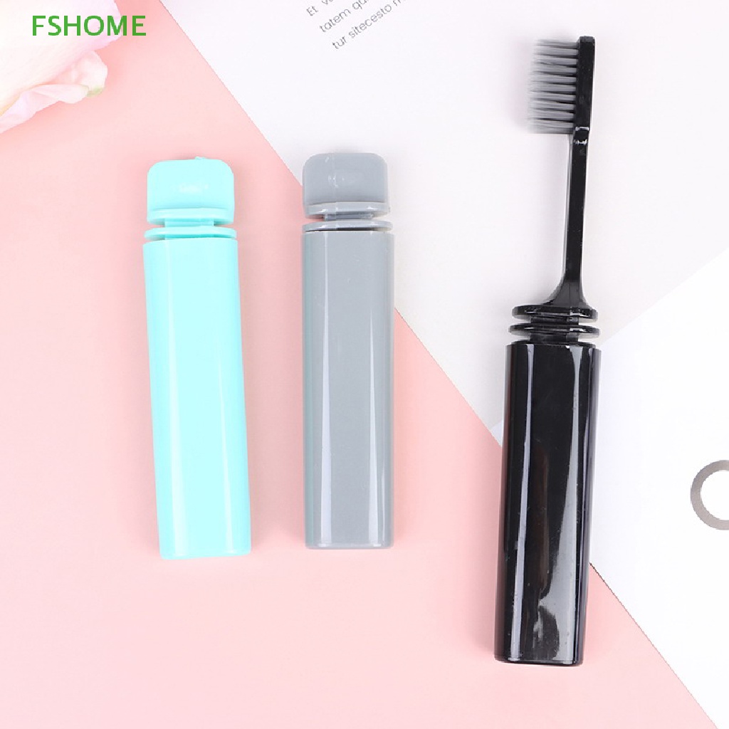 Fshome Bàn Chải Đánh Răng Lông Mềm Có Thể Gấp Lại Được Nhỏ Gọn Dùng