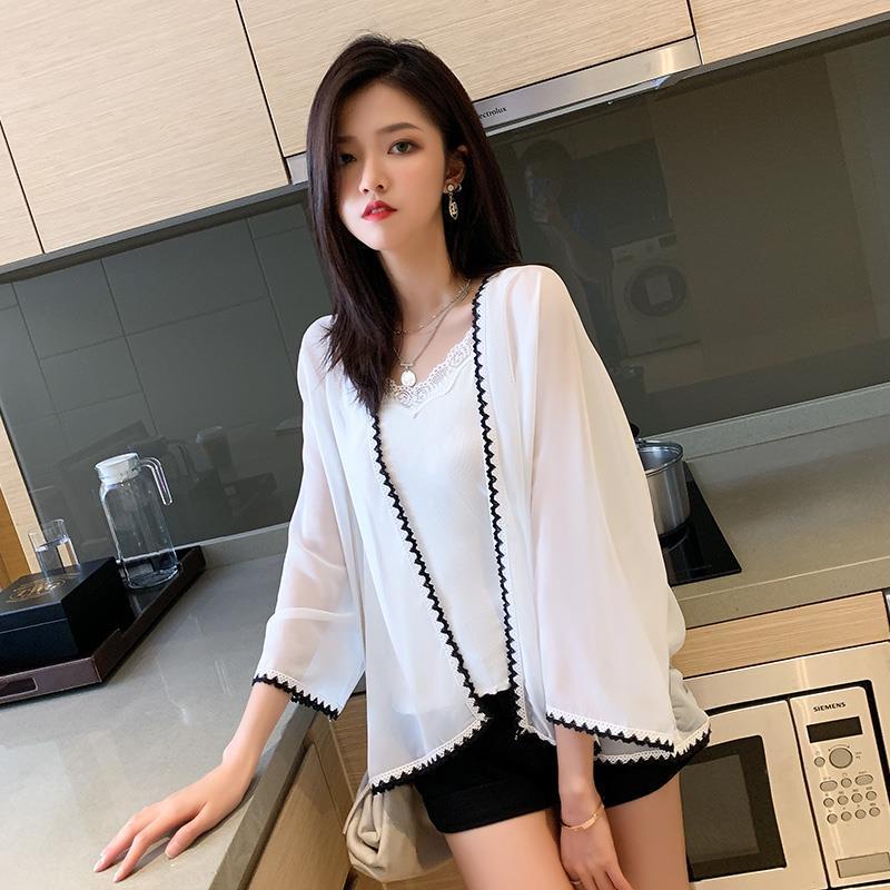 Áo Sơ Mi Voan Tay Dài Thời Trang Dành Cho Nữ