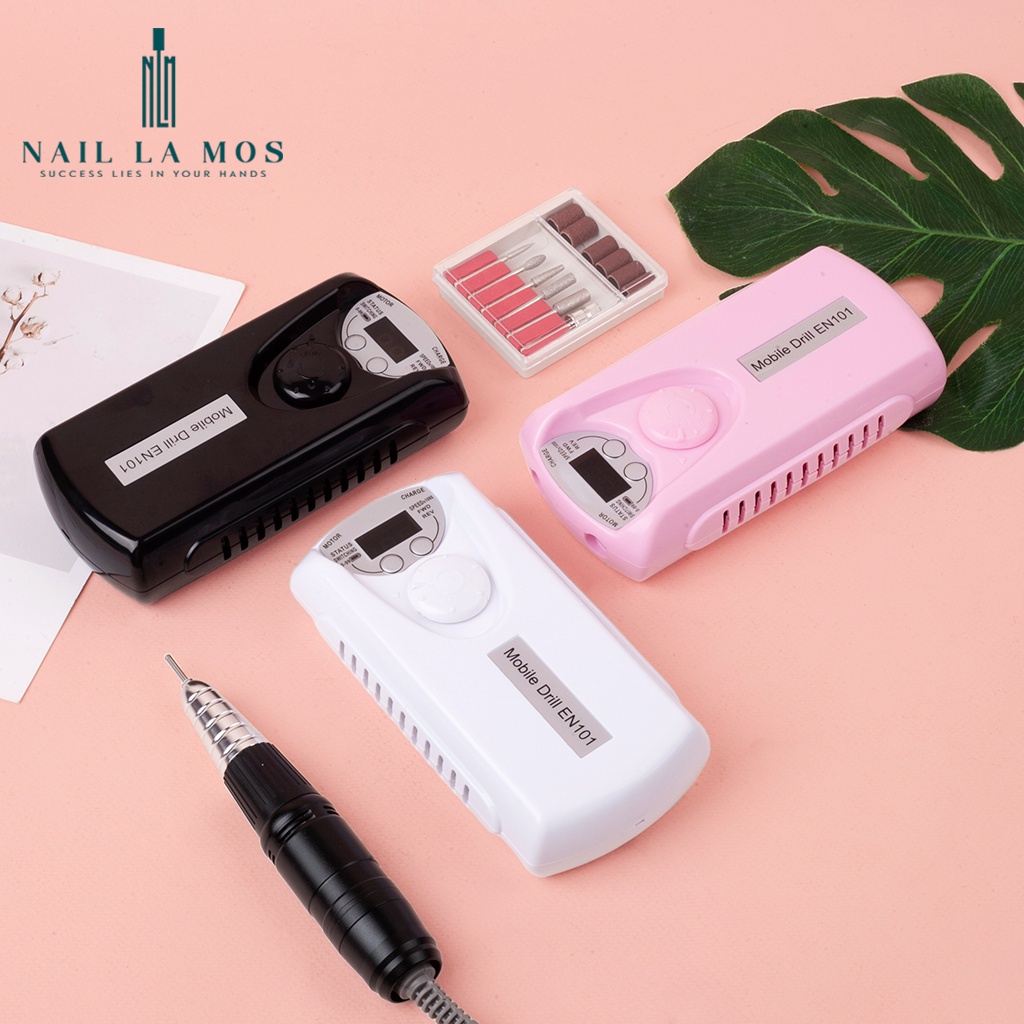 Máy Mài Móng Tay Điện STE-101  Có Thể Sạc Lại Đặc Biệt Cho Ngành Nghệ Thuật Làm Móng Với Đầu Mài Có Thể Thay Thế