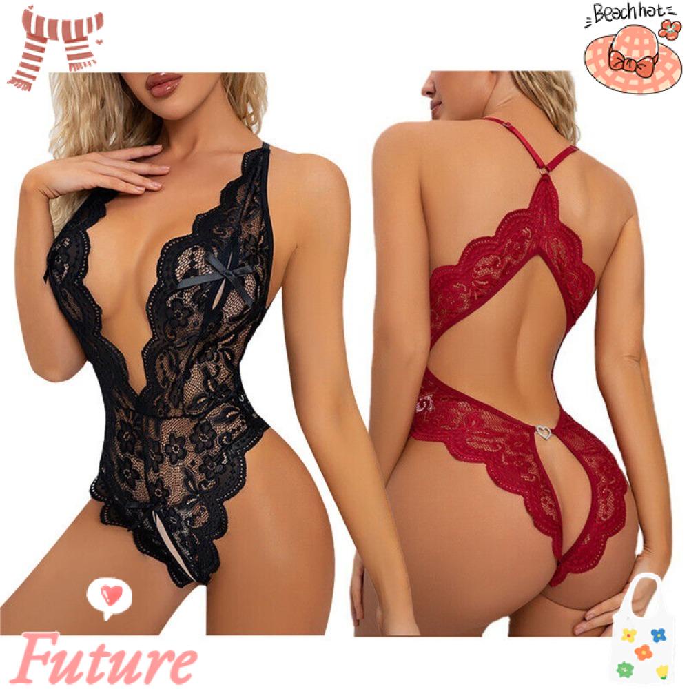 Đồ Lót Ren Lưới Dây Đeo Cơ Thể Thiết Kế Mới Gợi Cảm