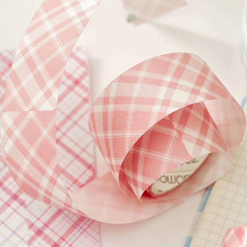 Băng Keo Dán Trang Trí Sổ Tay Họa Tiết Kẻ Sọc Sáng Tạo