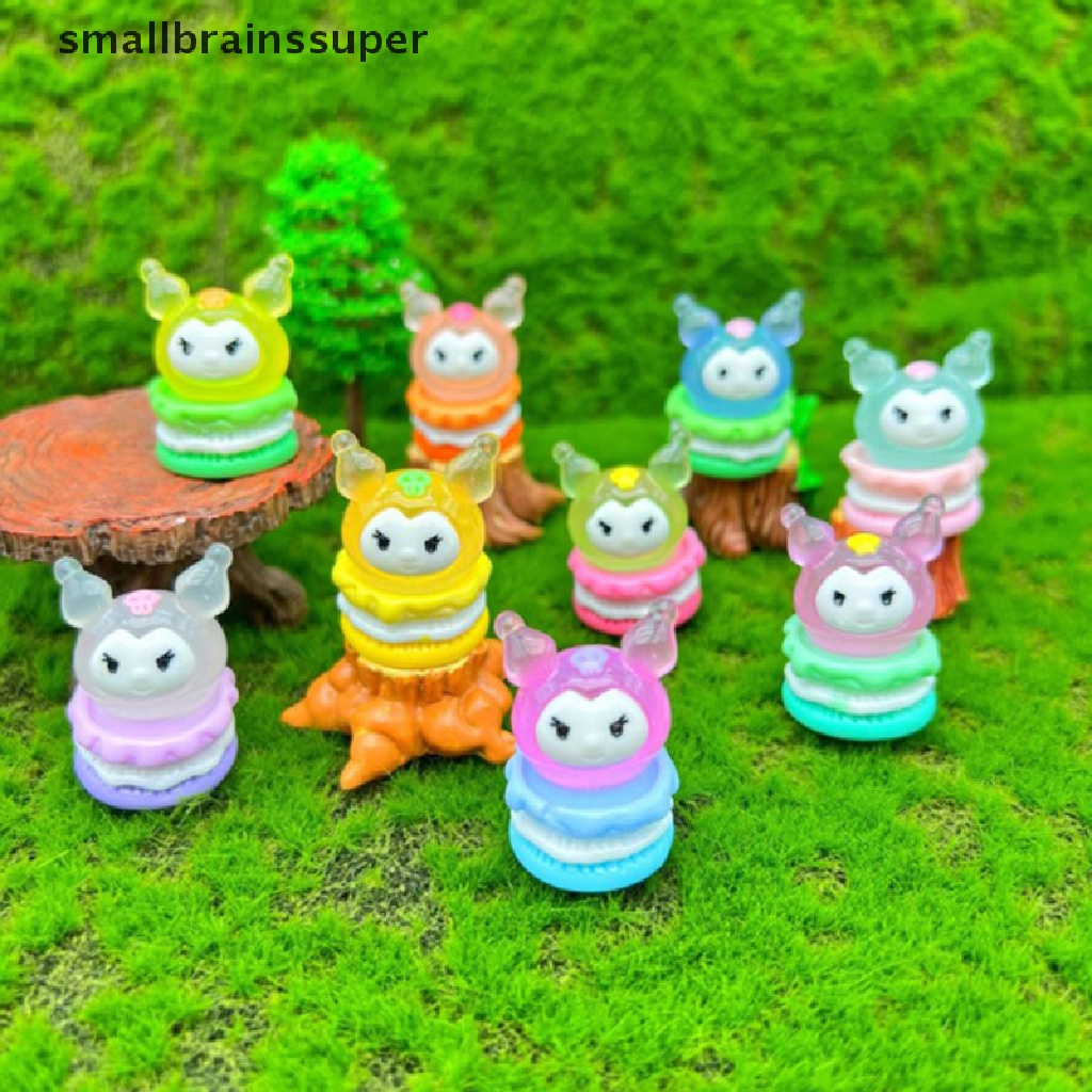 Bộ 5 Mô Hình Búp Bê Đồ Chơi Mini Phát Sáng Trong Bóng Tối Trang Trí Tiểu Cảnh Craf SBS