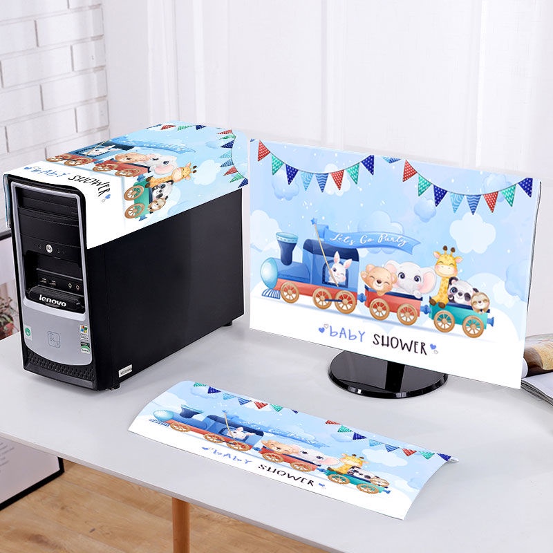 Bộ 3 Tấm Bọc Màn Hình Máy Tính Chống Bụi 2023 27 32 Inch Bảo Vệ Toàn Diện