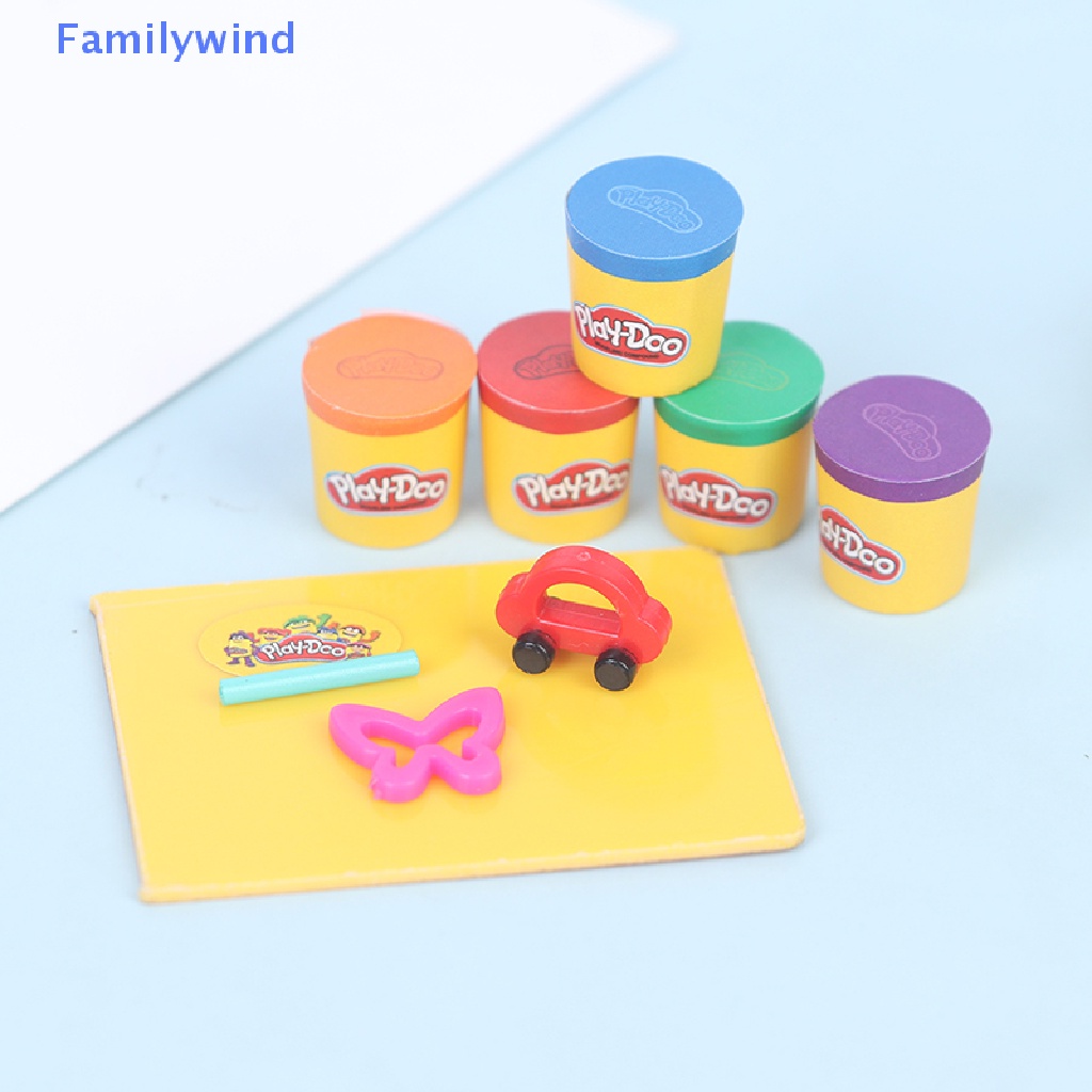 1 Bộ Đất Sét 1: 12 Đồ Chơi Cho Nhà Búp Bê