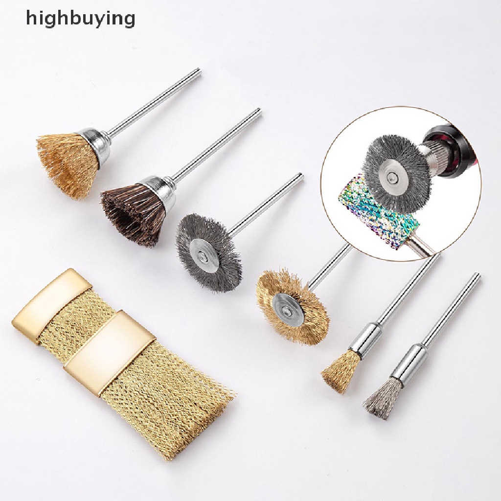 1 Cọ Sợi Đồng Làm Sạch Móng Tay 3 / 32 &quot;