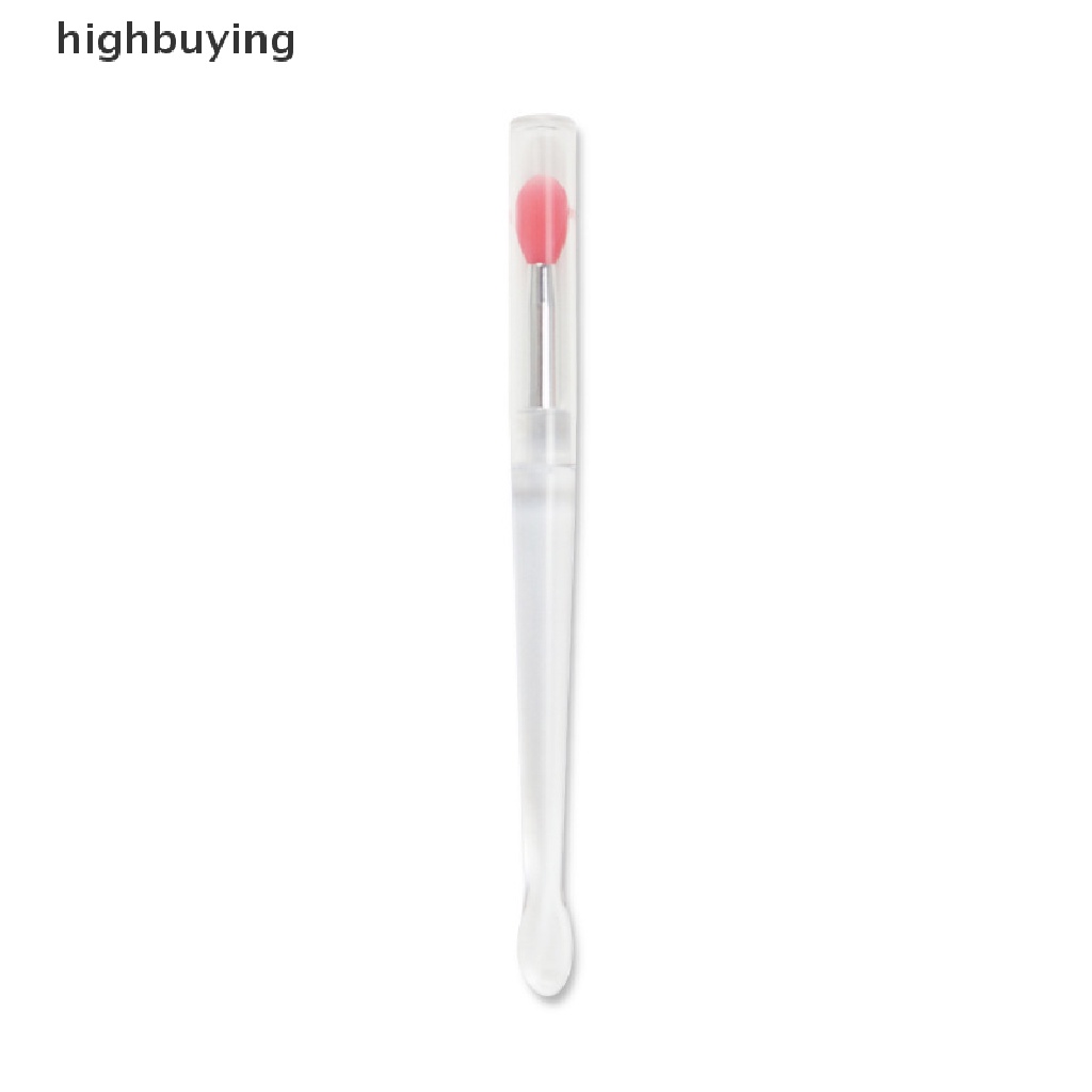 1 Cọ Tô Son Môi Bằng Silicone Kèm Muỗng Và Nắp Đậy Chống Bụi Tiện Dụng