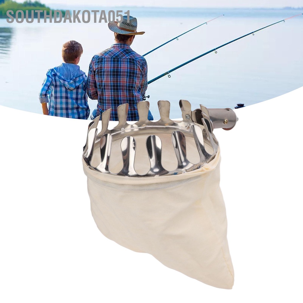 Southdakota051 Lưới Đánh Cá Đa Năng Thép Không Gỉ Bắt Và Thả Mồi Cho Tôm Chim