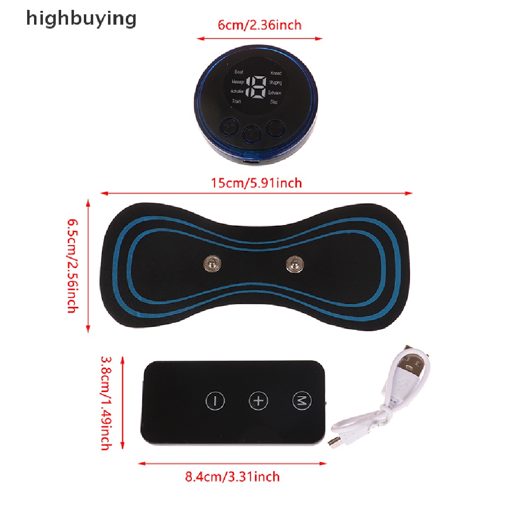 1 Set Máy Mát Xa Cổ EMS 8 Chế Độ Chuyên Dụng