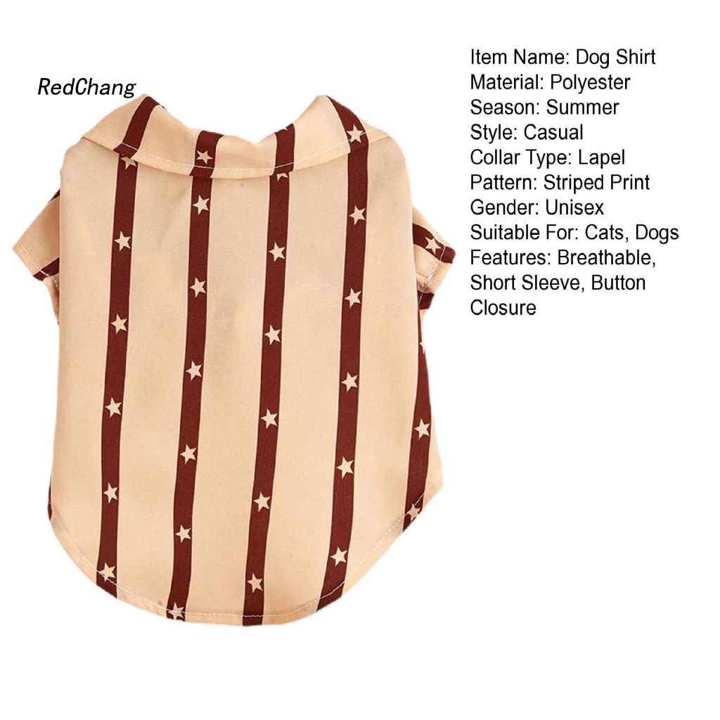 Áo Thun Tay Ngắn In Họa Tiết Xinh Xắn Cho Thú Cưng Size XS-XL