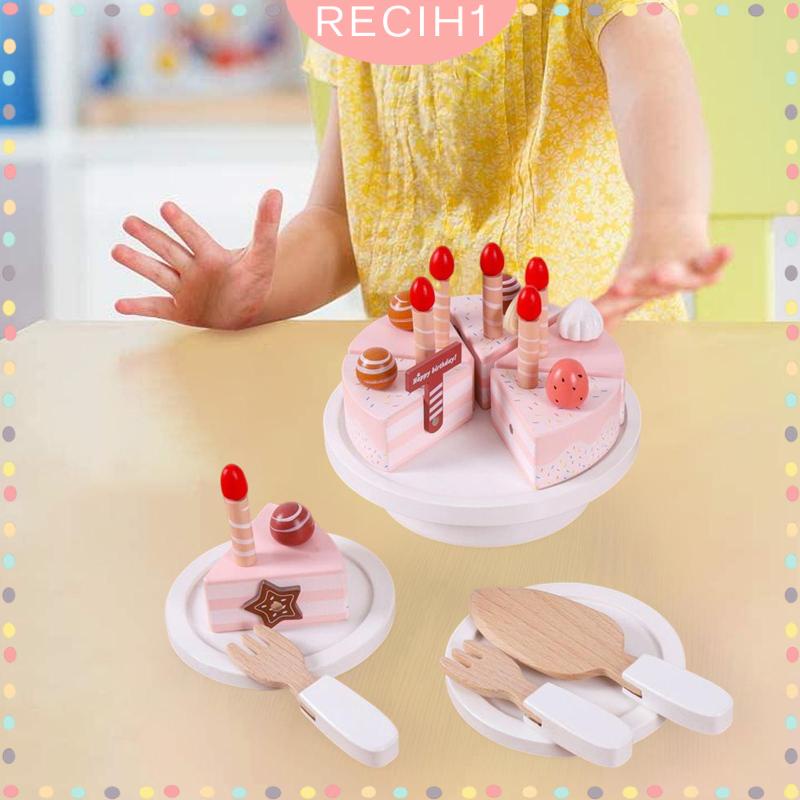 Bộ Đồ Chơi Bánh Kem Bằng Gỗ DIY Dành Cho Bé