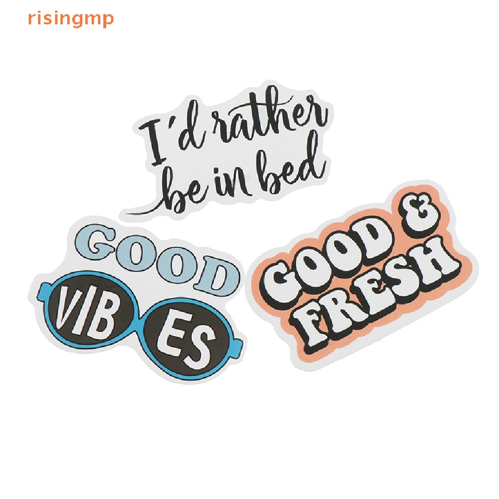 Set 50 Sticker Dán Laptop / Máy Tính In Câu Trích Dẫn Tiếng Anh