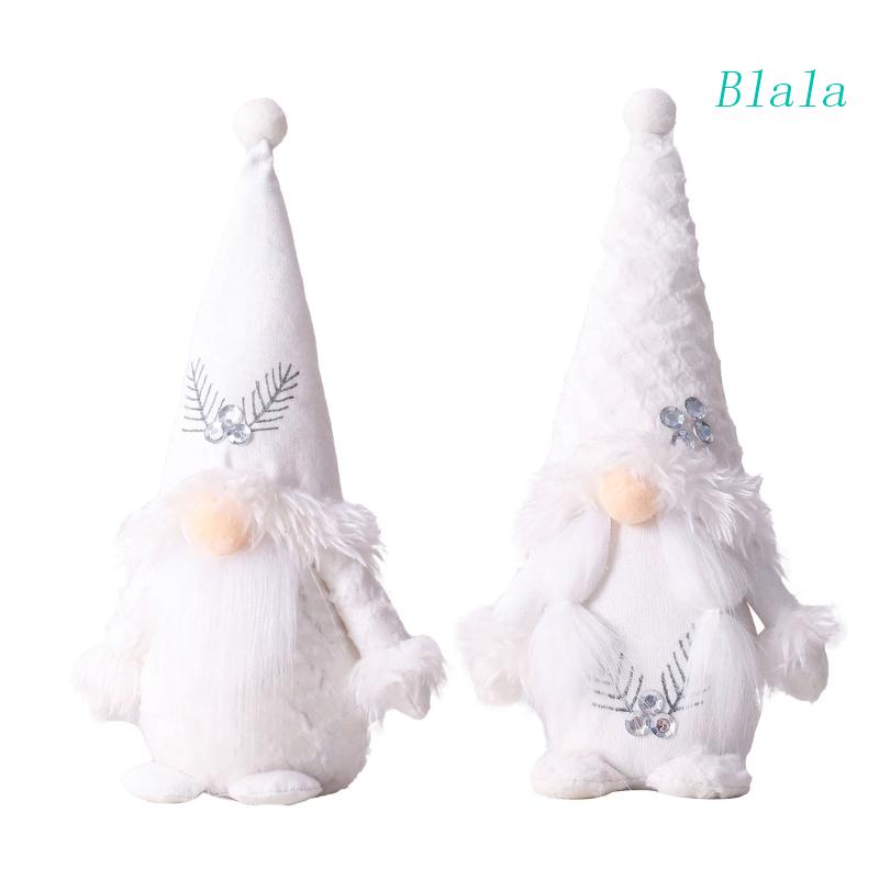 Búp Bê Yêu Tinh Đội Mũ Giáng Sinh Màu Trắng Dễ Thương Để Bàn Trang Trí Cho Nam Và Nữ