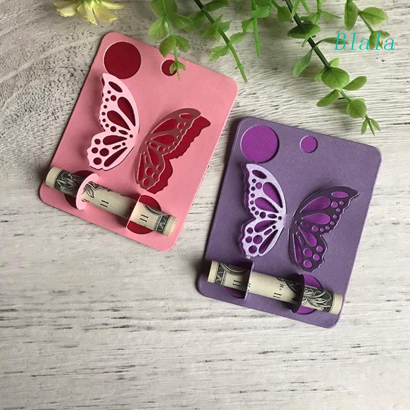 Khuôn Cắt Giấy Kim Loại Hình Bướm Xinh Xắn