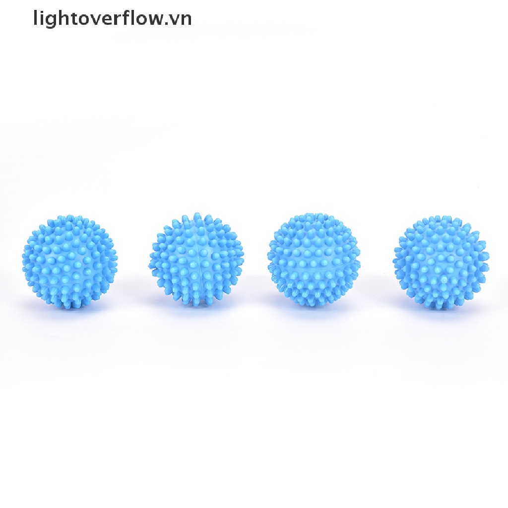 Set 4 Bóng Sấy Khô Quần Áo Màu Xanh Dương Có Thể Tái Sử Dụng