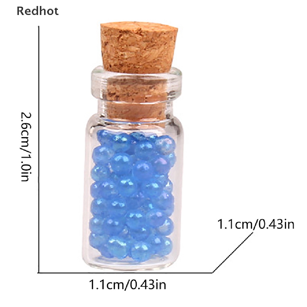 Bộ 2 Lọ Điều Ước Mini Dạ Quang Tự Trang Trí Nhà Búp Bê