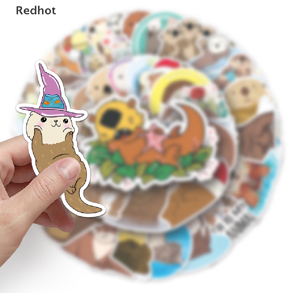 Bộ 50 Miếng Dán Họa Tiết Hoạt Hình Graffiti Trang Trí Laptop / Điện Thoại DIY