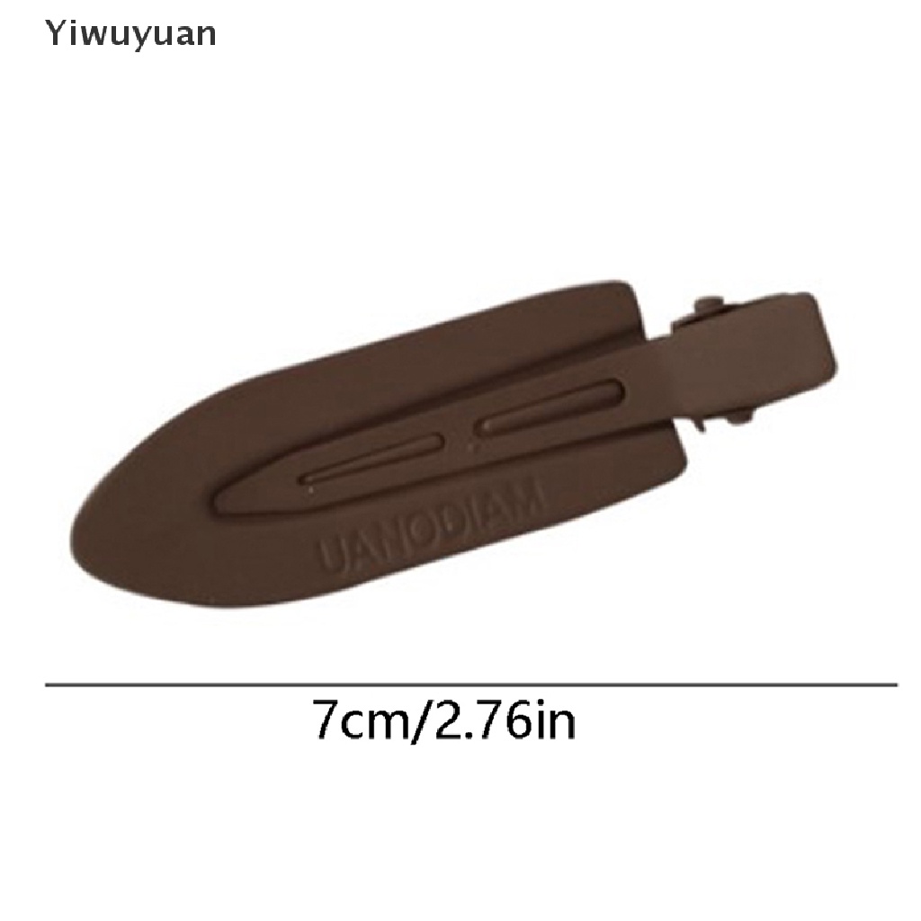 < Yiwuyuan > Bộ 3 Kẹp Tóc Không Đường May Cố Định Tóc Mái / Kẹp Tóc Trang Điểm Rửa Mặt Tạo Kiểu Cho Nữ