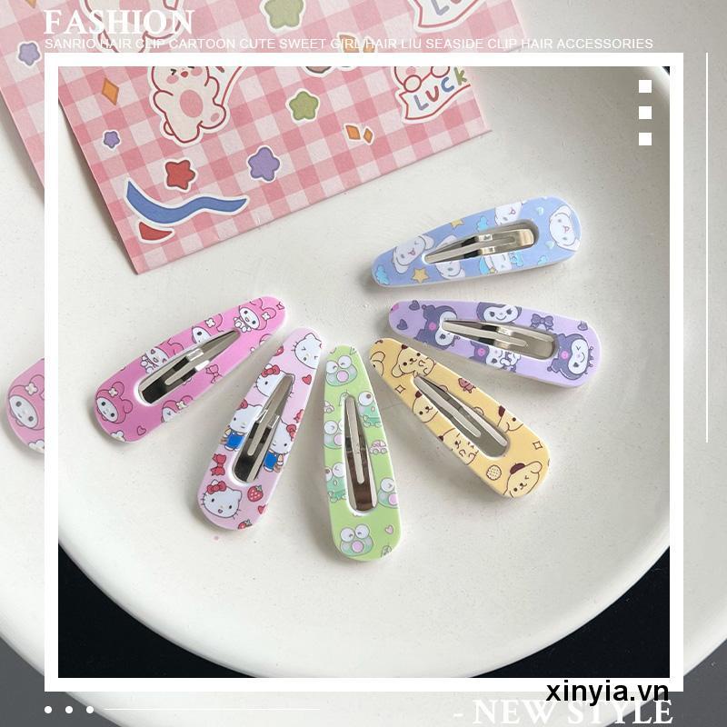 Kẹp Tóc Hình Mèo Cinnamoroll Hoạt Hình Dễ Thương Cho Nữ