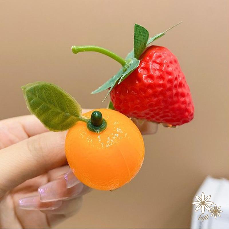 Kẹp TóC HìNh Quả Dâu Dễ Thương Cho Bé GáI