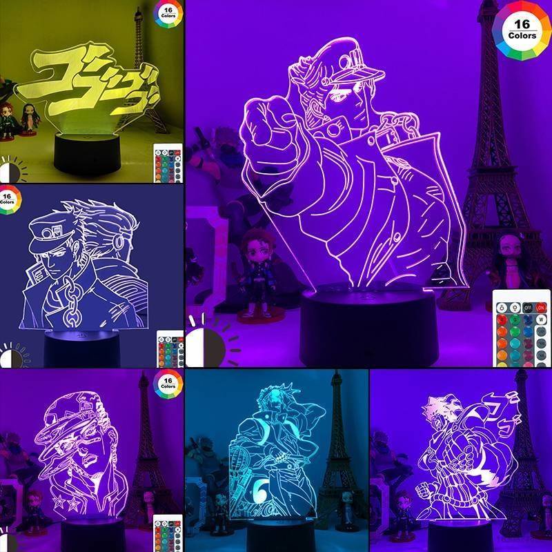 Đèn Ngủ LED GP41 JoJo Bizarre Adventure Điều Khiển Từ Xa Độc Đáo