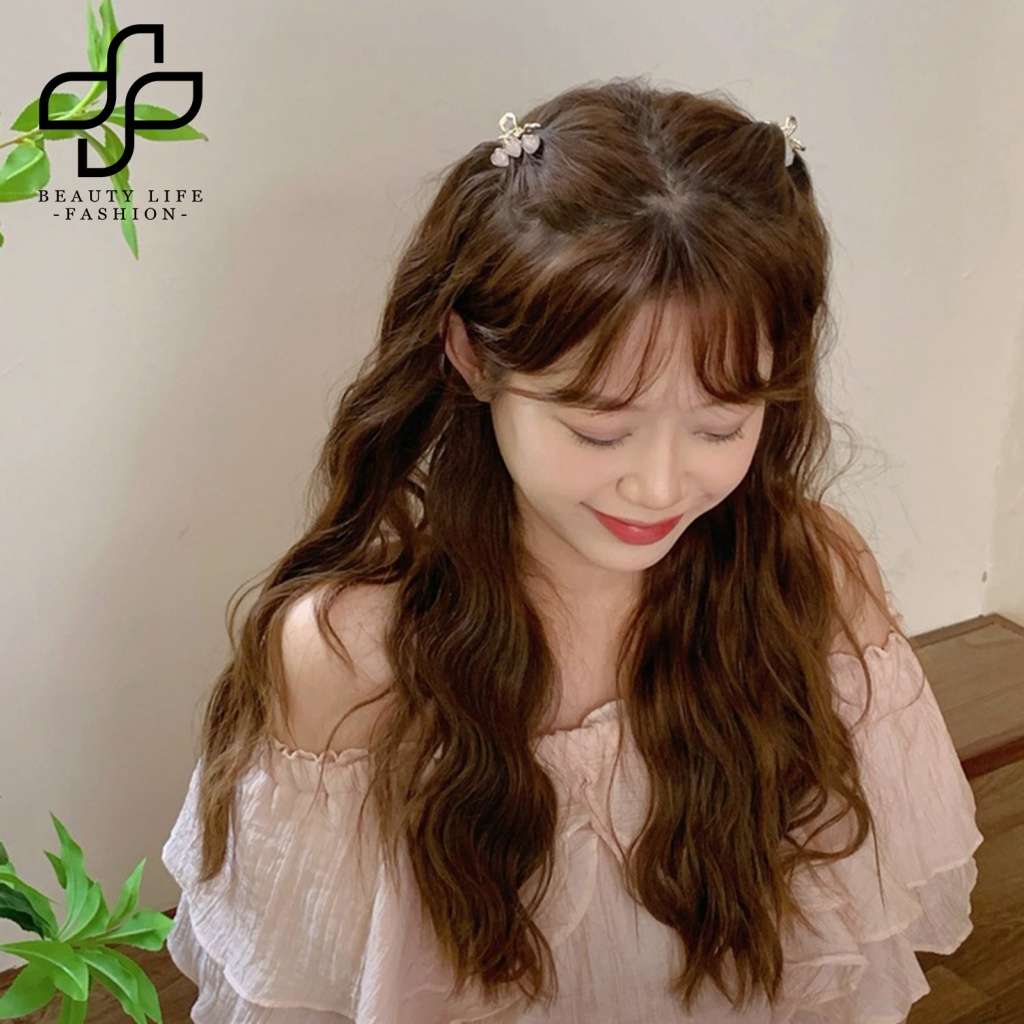 Kẹp Tóc Hình Trái Tim Chống Trượt Chống Rơi Cho Bé Gái