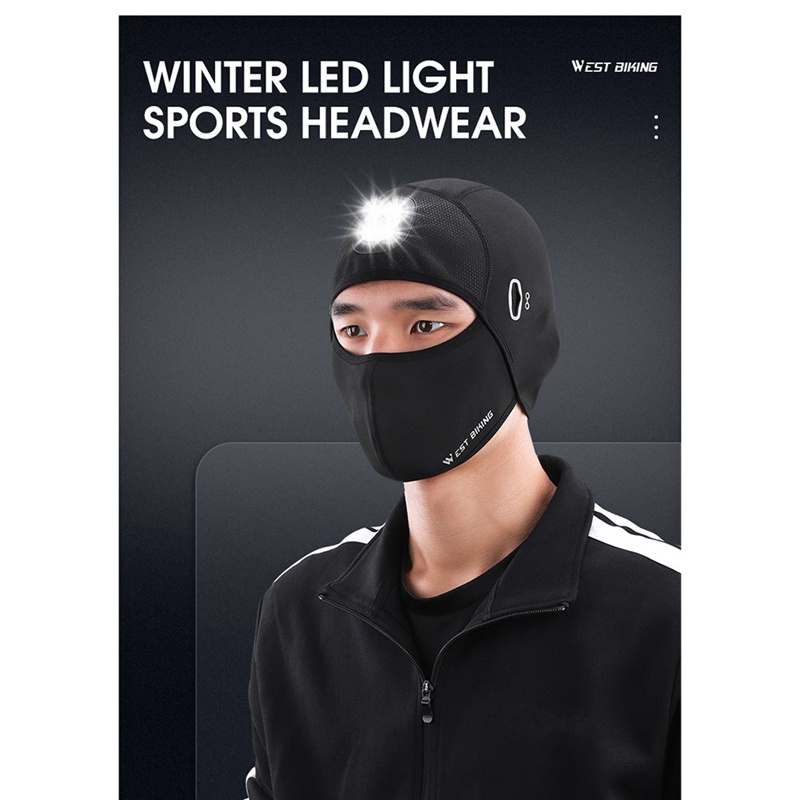 1 Mũ Beanie Dệt Kim Tích Hợp Đèn LED Sạc USB Năng Lượng Cao Thời Trang Mùa Đông Cho Nam Và Nữ