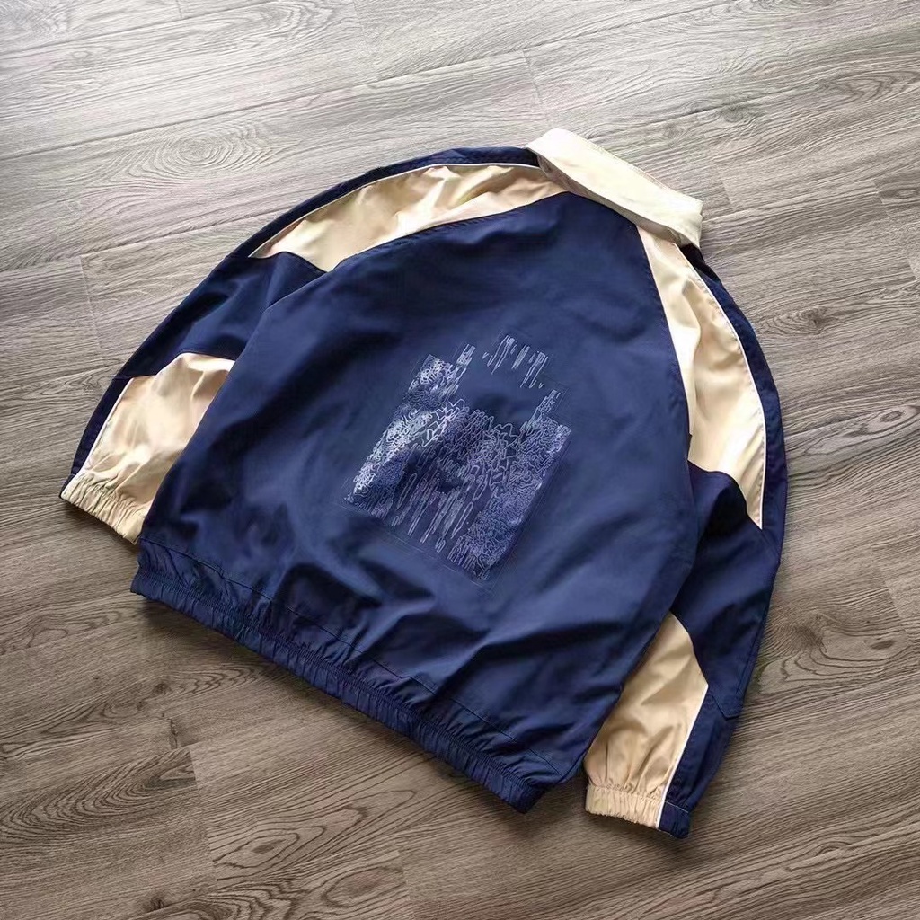 Áo Khoác Gió Nike Monogram Mỏng Thêu Khóa Kéo Chính Hãng 100% Chính Hãng