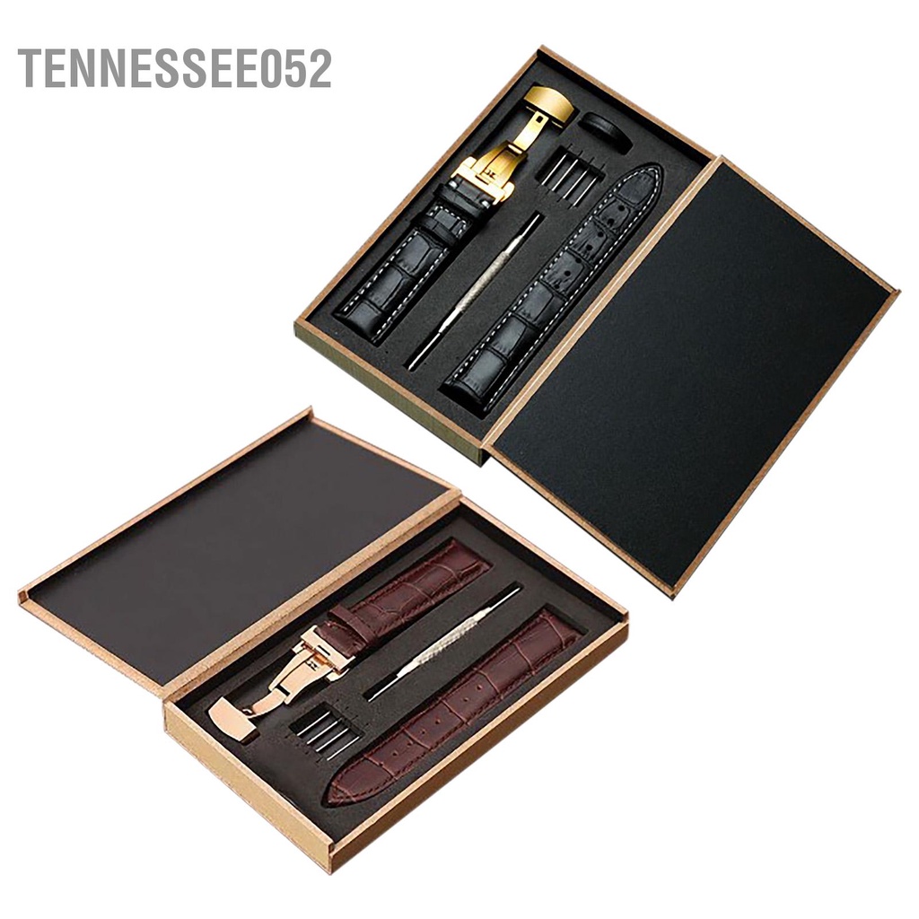Tennessee052 Dây Đồng Hồ Da Khóa Pin Phụ Kiện Đa Năng Để Thay Thế