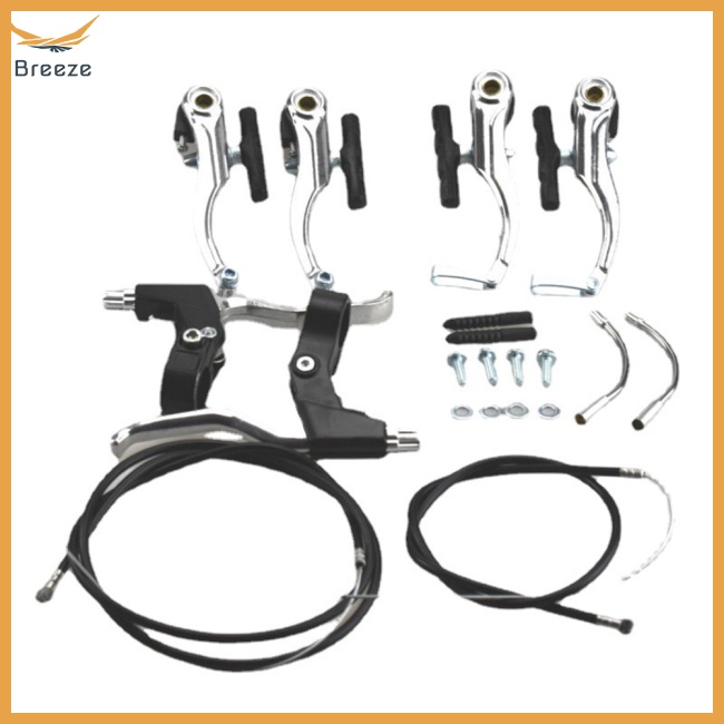 Bộ Phanh Xe Đạp Leo Núi Kèm Vỏ Bọc Cần Phanh Chống Mòn Bằng Hợp Kim Nhôm