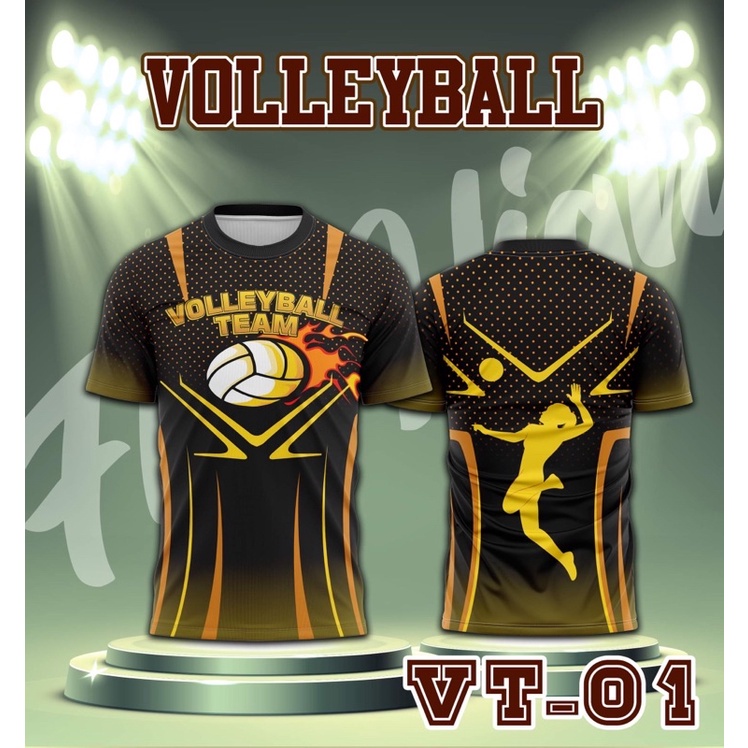 Volleyball Thăng Hoa Tùy Chỉnh Tên Tùy Chỉnh  Áo Thun Bóng Chuyền volleyball jersey [Hàng Có Sẵn)
