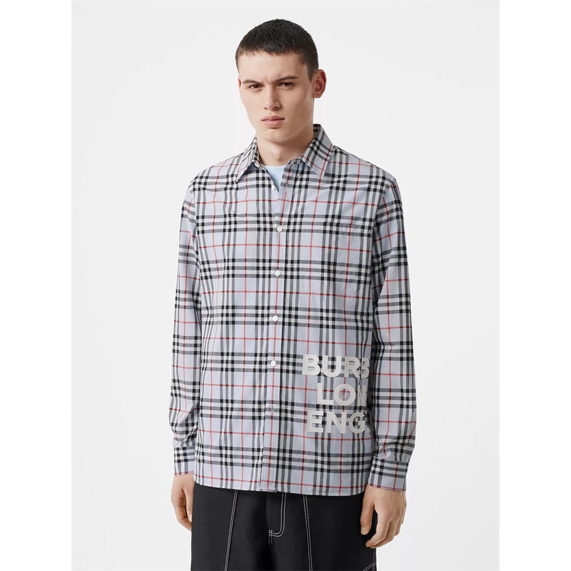 Áo Sơ Mi Tay Dài In Họa Tiết BBR Plus Size Cho Nam Và Nữ