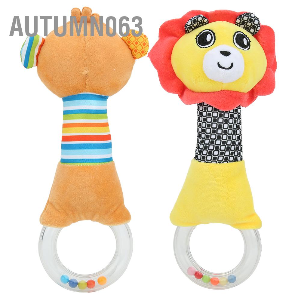 Autumn063 Lục Lạc Cho Bé Hoạt Hình Thú Sang Trọng Chuông Đồ Chơi Cầm Tay Sơ Sinh