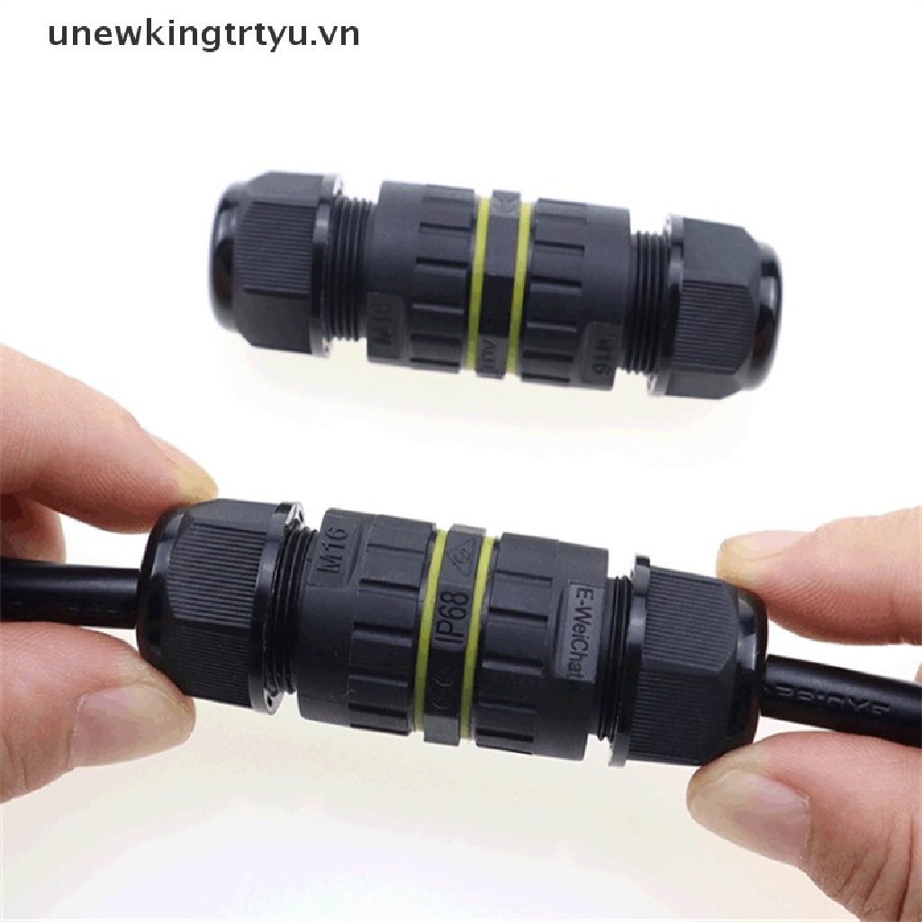 Hộp Kết Nối Dây Cáp Chống Nước IP68 3Pin UNE M16