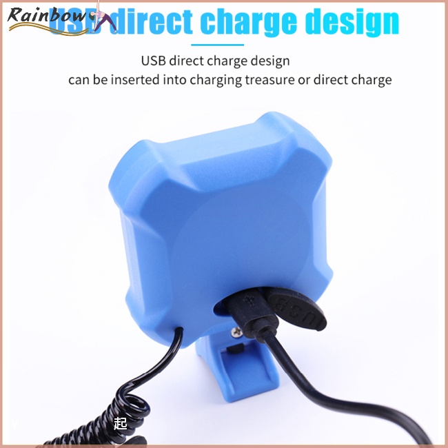 Đèn Pha Xe Đạp Leo Núi 140Db 4 Chế Độ Kèm Sạc Tiện Dụng Chất Lượng Cao