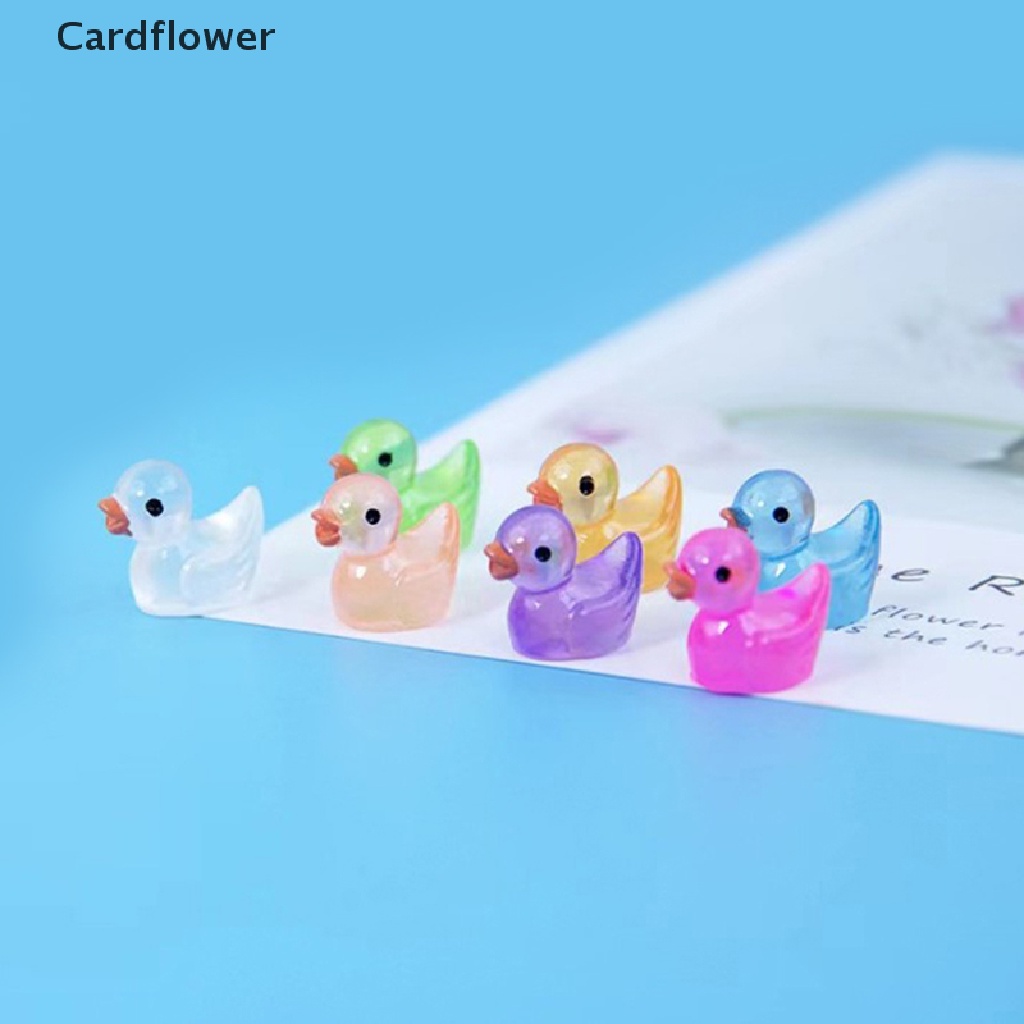 < Cardflower > Set 10 Tượng Phát Sáng Trong Bóng Tối Đồ Chơi Búp Bê Bằng Nhựa Resin Craf Đang Giảm Giá