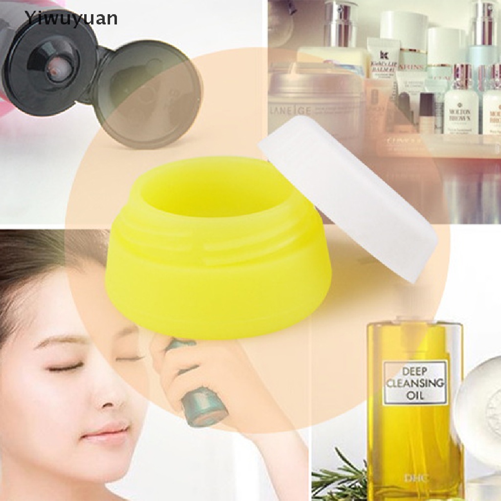< Yiwuyuan > Hũ Silicone Rỗng 20ml Đựng Mỹ Phẩm Son Dưỡng Môi Mặt Đa Năng