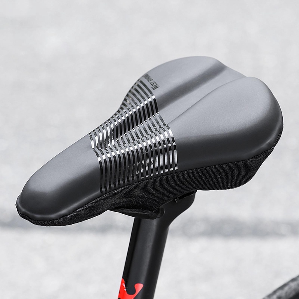 Đệm Yên Xe Đạp Bằng Silicone Dày Dặn Thoáng Khí Chống Thấm Nước Thoải Mái Cho BMX MTB