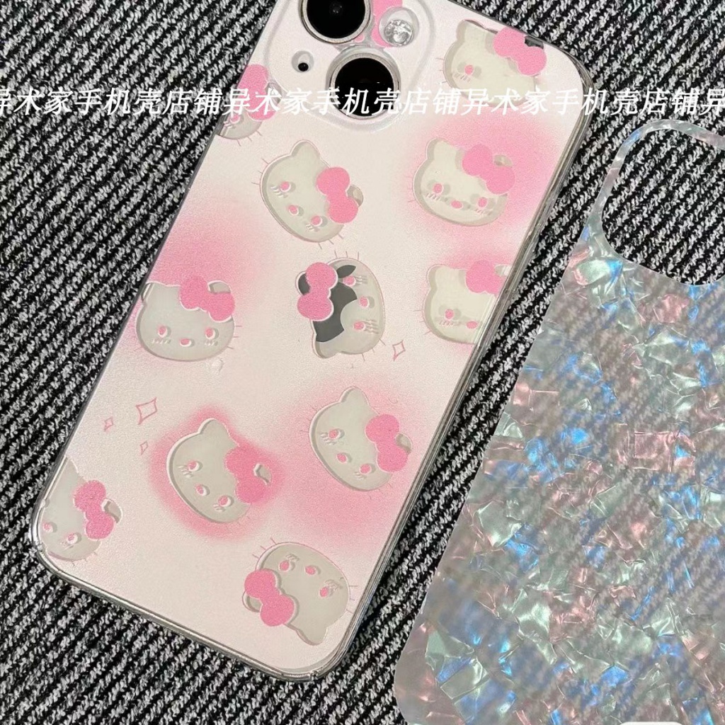 ✅Ốp Điện Thoại Dẻo Họa Tiết Hoạt Hình Mèo / Cô Gái Dễ Thương Chống Sốc Cho iPhone14pro HUUX Max12 13 11