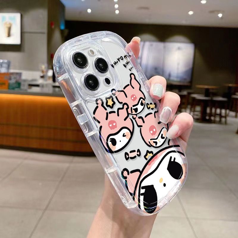 ✅Ốp Điện Thoại Mềm Chống Sốc Màu Hồng Cho Iphone Xr 14 / / Kuromi 8p / promax711 xs12 13 685O