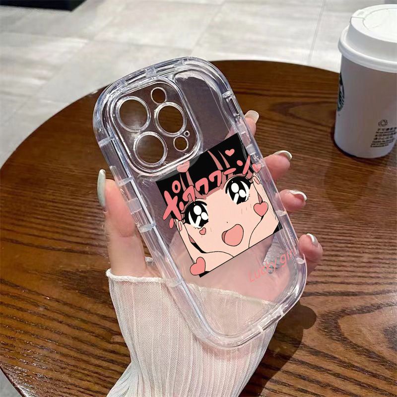 ✅Ốp Điện Thoại Mềm Trong Suốt Chống Sốc In Hình Anime Cho Iphone 11 8pxs13 12promax / xr7iPhone14 OP7H