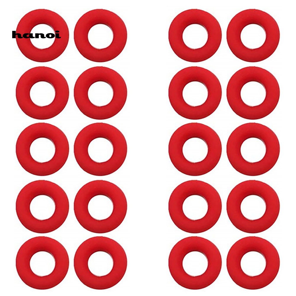 Set 10 Cặp Móc Tròn Bằng Silicon Mềm Chống Trượt Dùng Để Cố Định Tai Khi Chơi Thể Thao