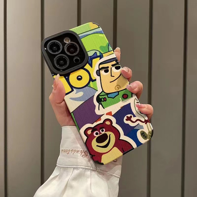 Ốp Điện Thoại TPU Dẻo Họa Tiết Hoạt Hình Toy Story Dễ Thương Chống Sốc Cho Iphone 13 Pro Max 12 Mini 11 X Xs Xr 8 7 Plus