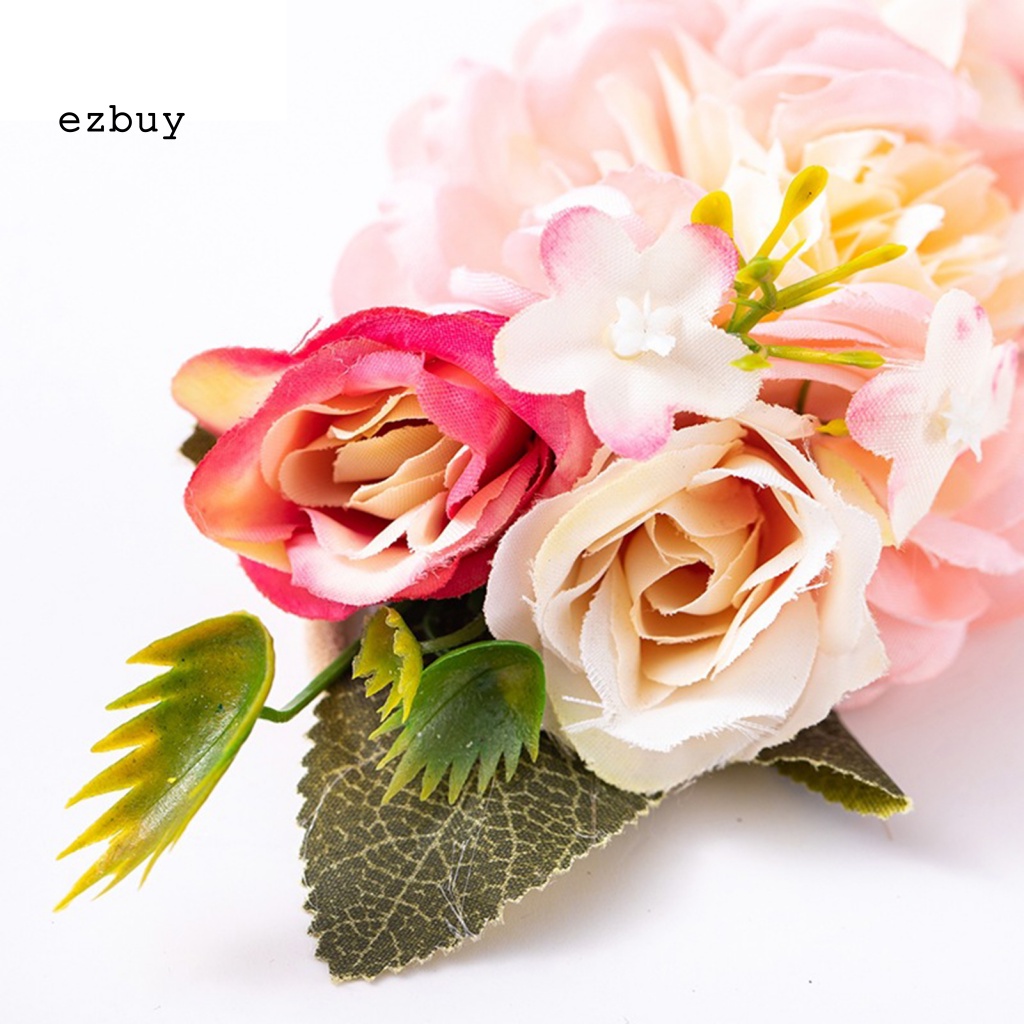 Băng Đô Hoa Bằng Nylon Co Giãn Cho Bé Chụp Ảnh