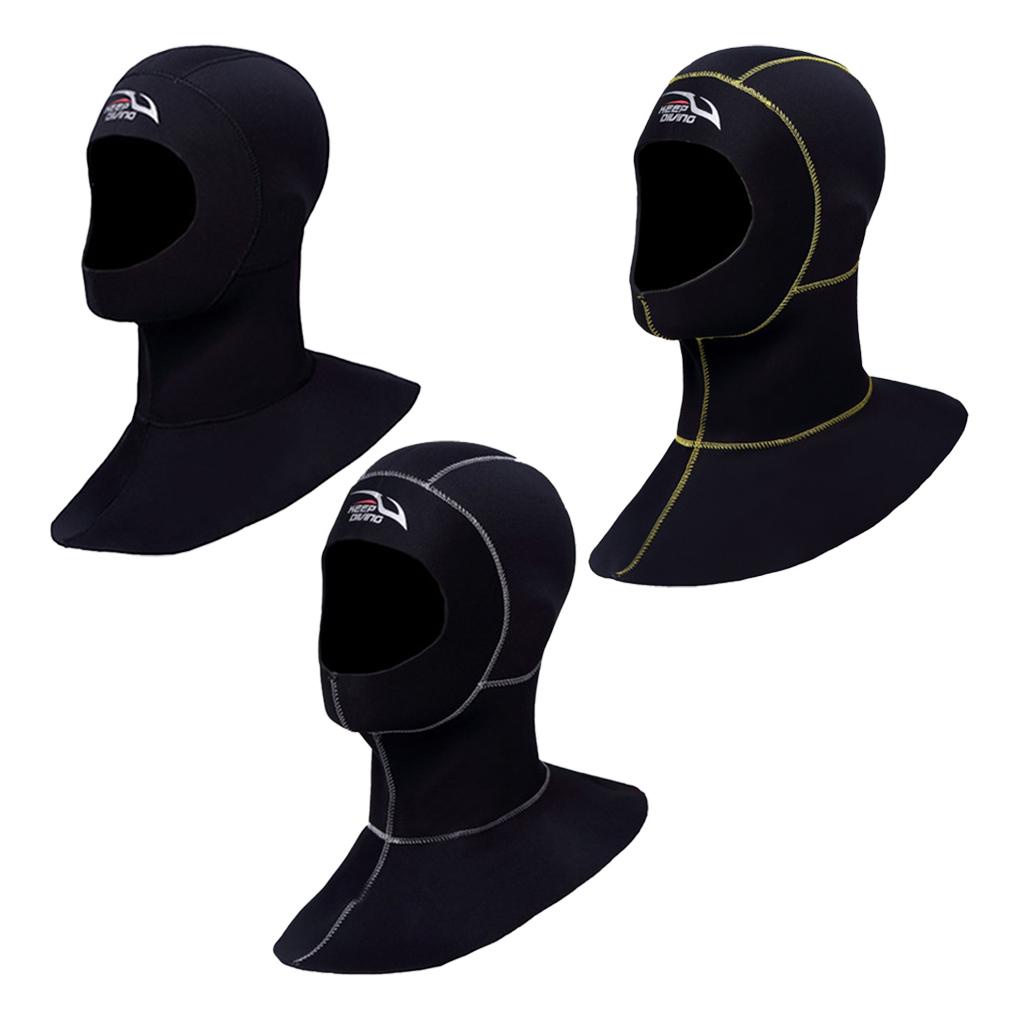 Mũ Lặn Màu Trơn Dày 3mm 1 / 2 / 3 Giữ Cố Định DH-321 Bằng Nylon Cho Nam Nữ