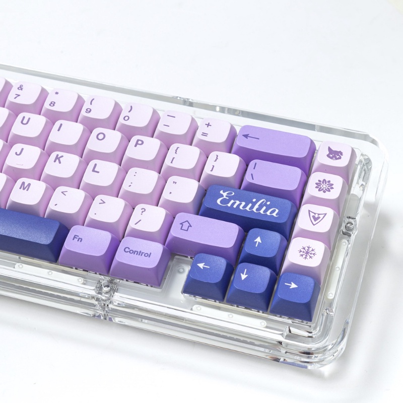142 Phím GMK Frost Witch Keycaps XDA Profile PBT Dye Sub Bàn Phím Cơ Keycap