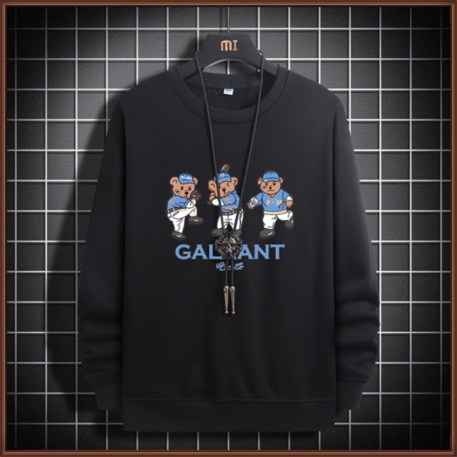 Áo Sweater Cổ Tròn Tay Dài Dáng Rộng Thời Trang Xuân Thu Cho Nam Giới