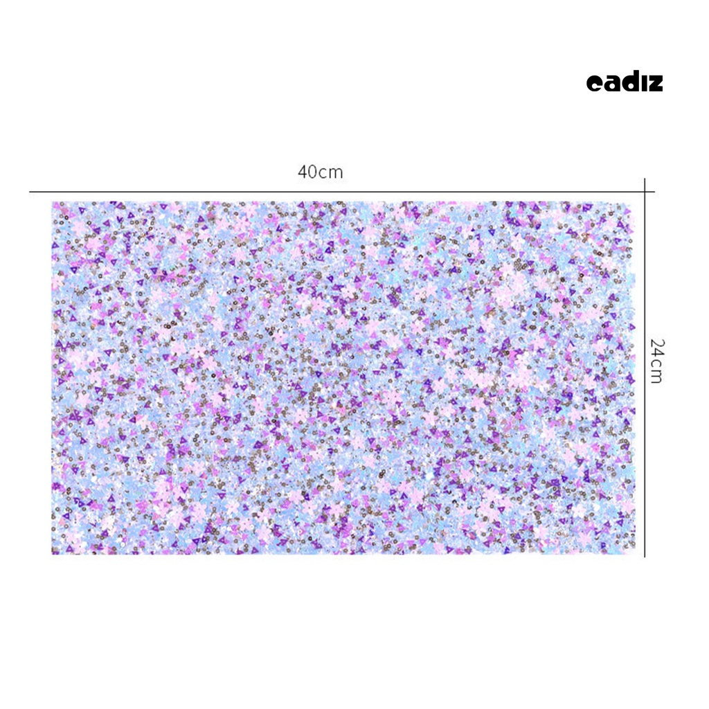 Thảm Lót Trưng Bày Móng Tay Nghệ Thuật Nhiều Màu Sắc Lấp Lánh Không Phai Đa Năng