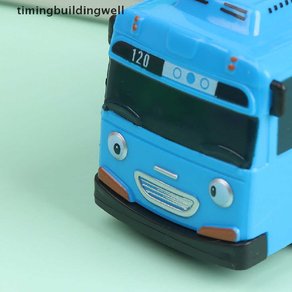 Bộ 4 Xe Buýt Hoạt Hình Tayo The Little Bus Đồ Chơi Giáo Dục Trẻ Em Qddd