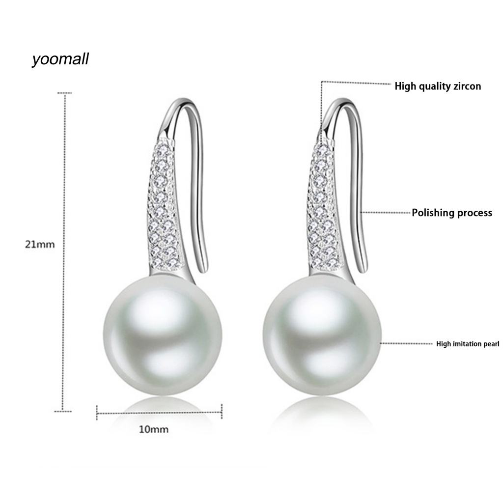 Khuyên Tai Đính Đá Niken Thời Trang Cá Tính Cho Nữ